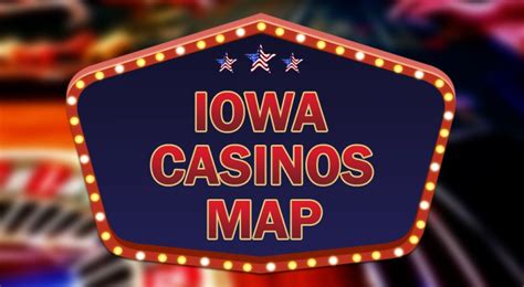 map of casinos in iowa